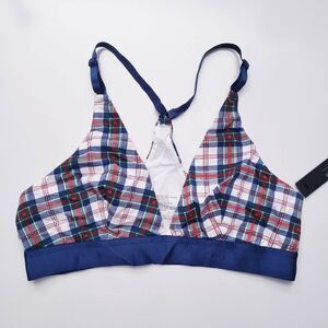 Free Press Tarten Plaid Plunge Bralette